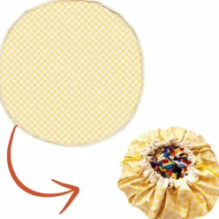 Sac à jouet 2 en 1 Noomad Original Vichy Yellow