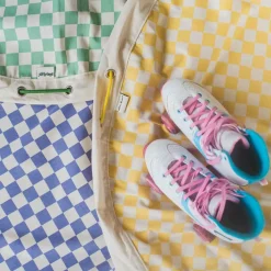 Sac à jouet 2 en 1 Noomad Original Vichy Yellow