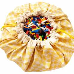 Sac à jouet 2 en 1 Noomad Original Vichy Yellow