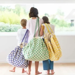 Sac à jouet 2 en 1 Noomad Original Vichy Yellow