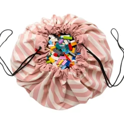 Sac à jouets 2 en 1 Noomad Original Stripes Pink