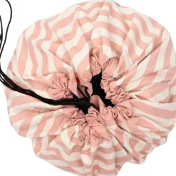 Sac à jouets 2 en 1 Noomad Original Stripes Pink
