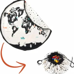 Sac à jouets 2 en 1 réversible Noomad Original Worldmap