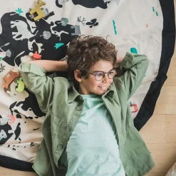 Sac à jouets 2 en 1 réversible Noomad Original Worldmap