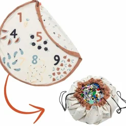 Sac à jouets 2 en 1 réversible Noomad Original Veggie numbers