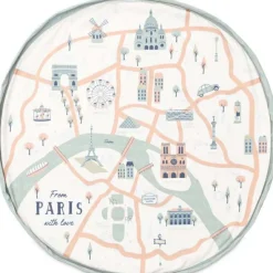 Sac à jouets 2 en 1 réversible Noomad Original Paris Map