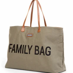 Sac à langer à anses Family bag toile kaki