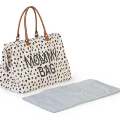 Sac à langer à anses Mommy bag large Canvas leopard