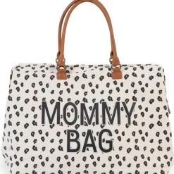 Sac à langer à anses Mommy bag large Canvas leopard