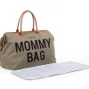 Sac à langer à anses Mommy bag matelassé kaki