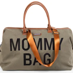 Sac à langer à anses Mommy bag matelassé kaki