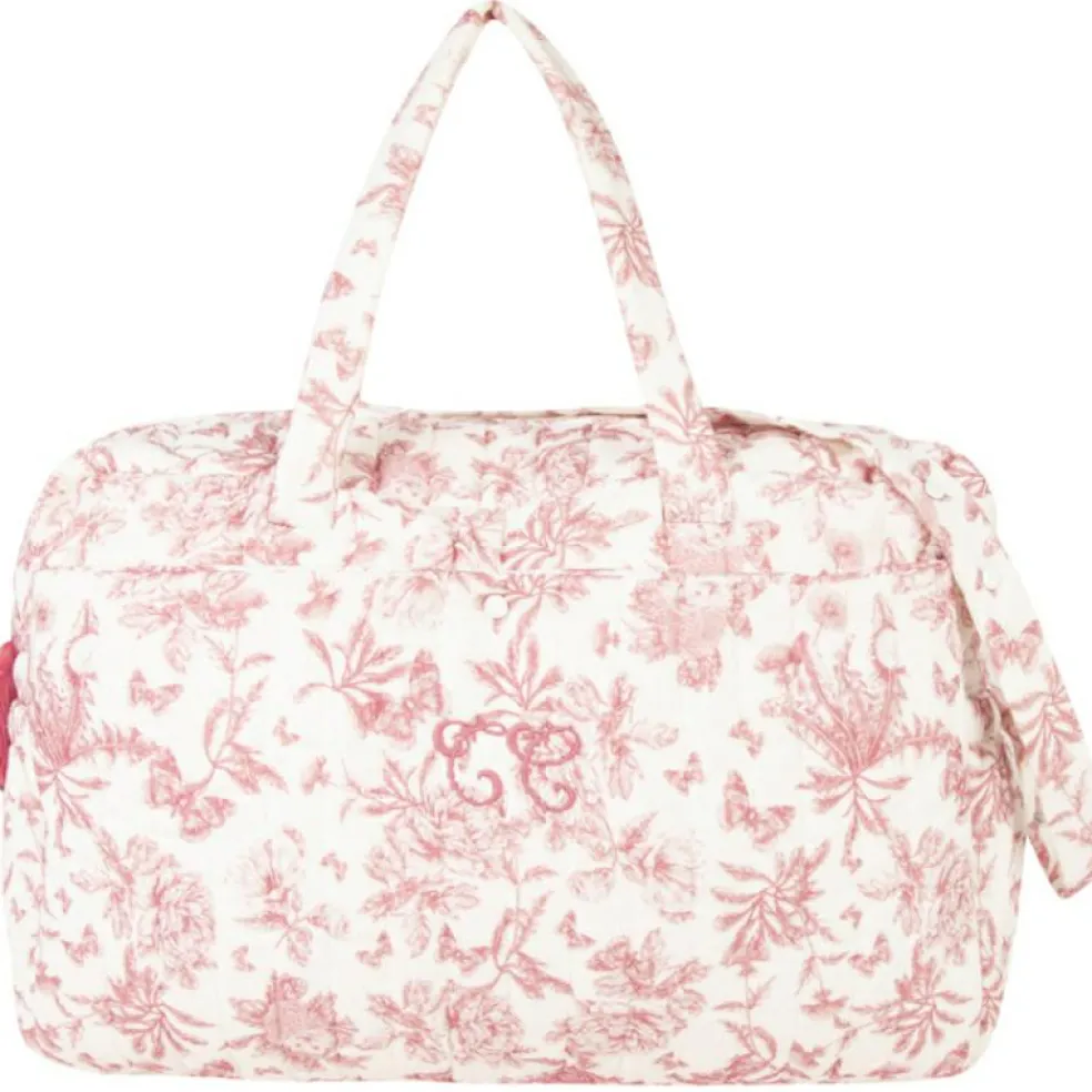 Sac à langer à anses Toile de Jouy