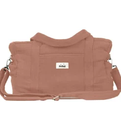 Sac à langer bandoulière 24-48 h terracotta