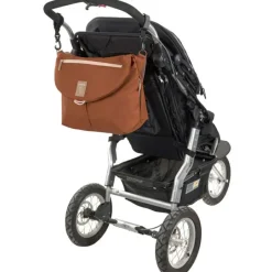 Sac à langer bandoulière Manu terracotta Green Label