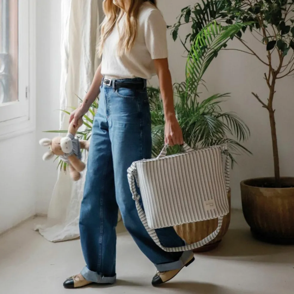 Sac à langer Botton Rayures