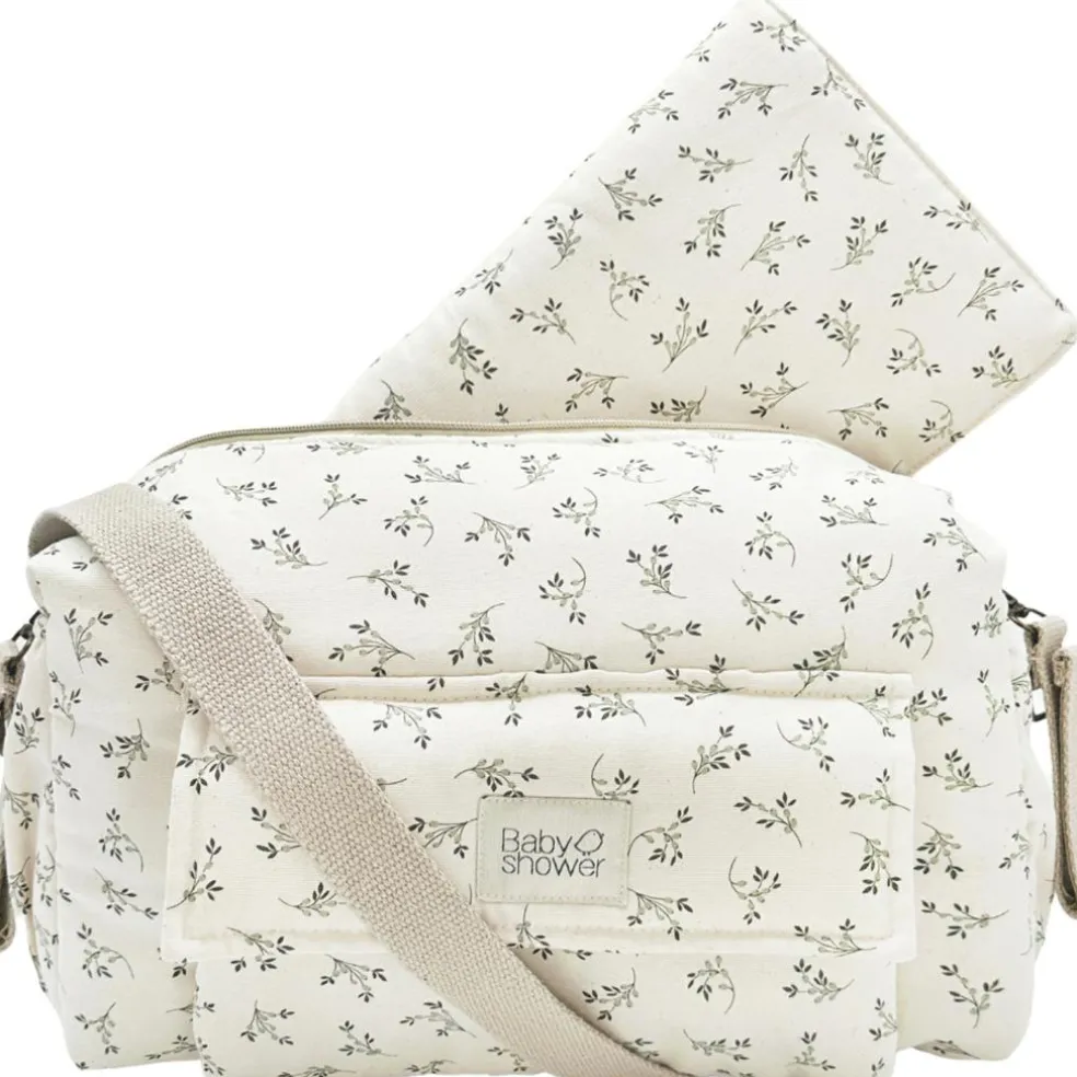 Sac à langer Camila Olive Bloom Canvas
