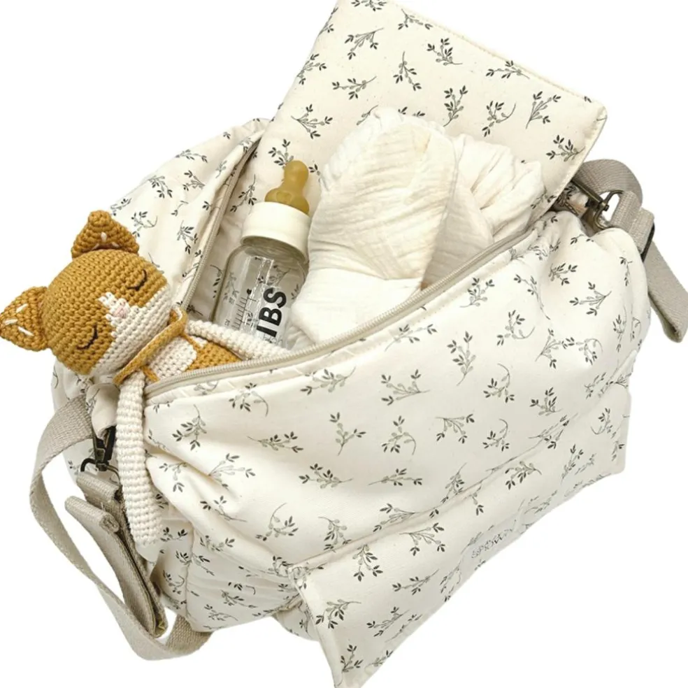 Sac à langer Camila Olive Bloom Canvas