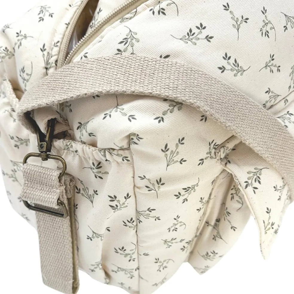 Sac à langer Camila Olive Bloom Canvas