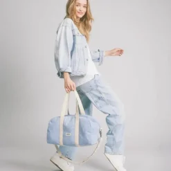 Sac à langer Charlie Denim Bleu