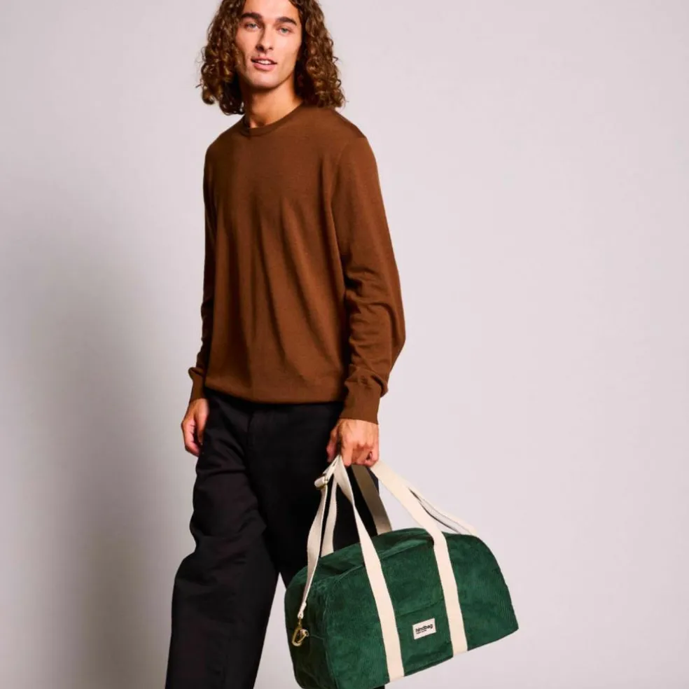 Sac à langer Charlie Velours Sapin