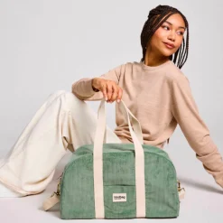 Sac à langer Charlie Velours Vert d'eau