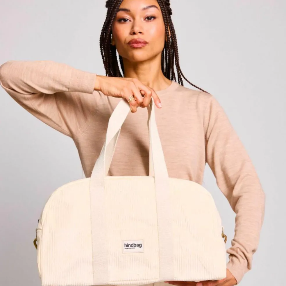 Sac à langer Charlie Velours Crème