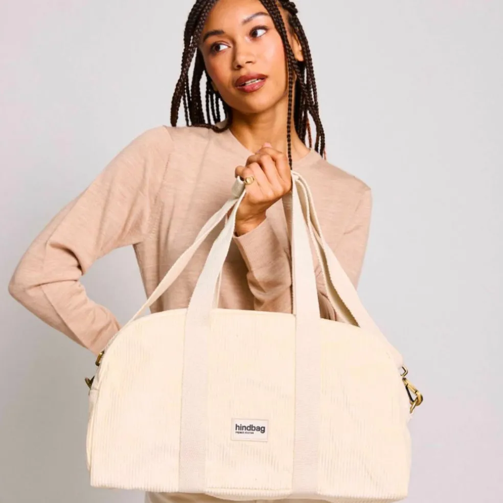 Sac à langer Charlie Velours Crème