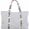 Sac à langer Family bag signature Canvas écru