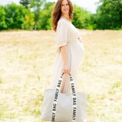 Sac à langer Family bag signature Canvas écru