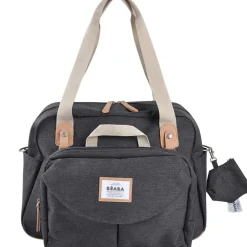 Sac à langer Genève II gris chiné foncé