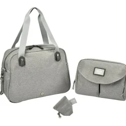 Sac à langer Genève II gris chiné