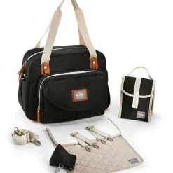 Sac à langer Genève II Smart Colors noir