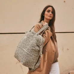 Sac à langer 24-48h Léopard beige