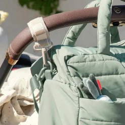 Sac à langer matelassé papaye