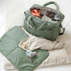 Sac à langer matelassé papaye