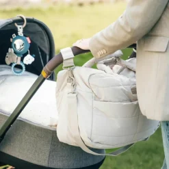 Sac à langer matelassé sable