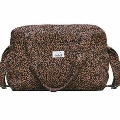 Sac à langer Middle Léopard noir