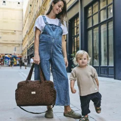 Sac à langer Middle Léopard noir