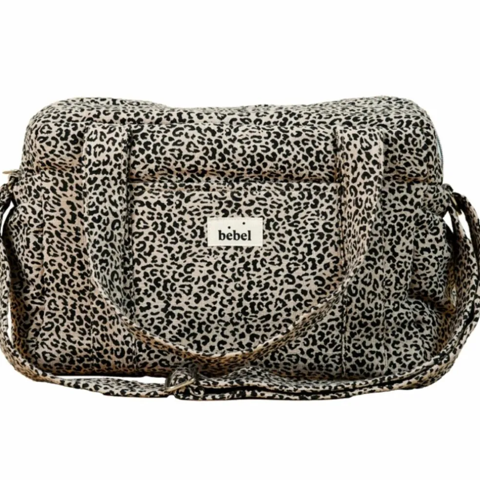 Sac à langer Middle Léopard beige