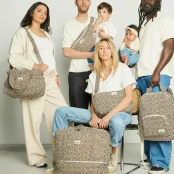Sac à langer Mini Léopard beige