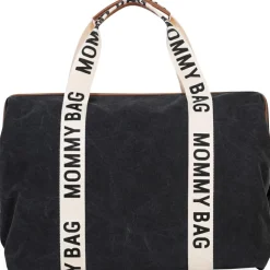 Sac à langer Mommy bag signature Canvas noir