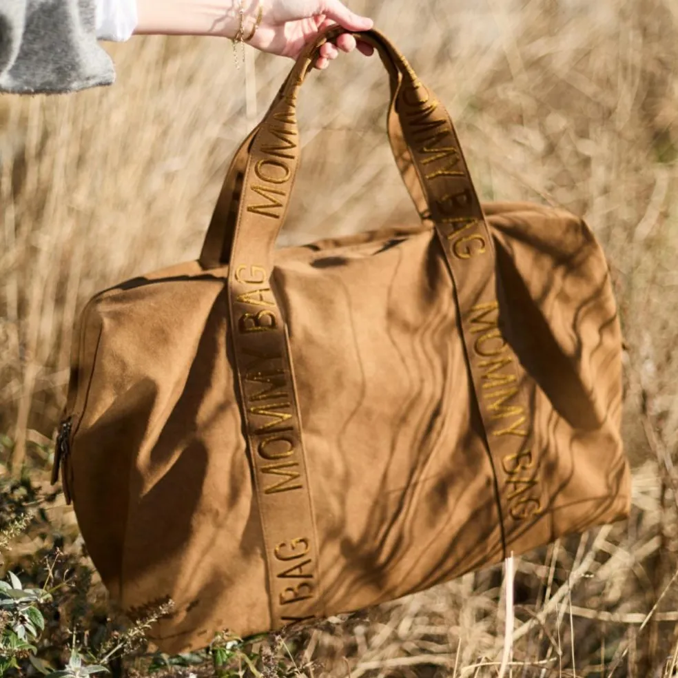 Sac à langer Mommy bag signature Prestige Noisette