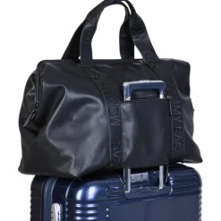 Sac à langer Mommy Bag Signature Simili cuir noir
