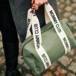 Sac à langer Mommy Club signature vert