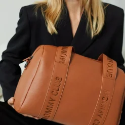 Sac à langer Mommy Club signature marron