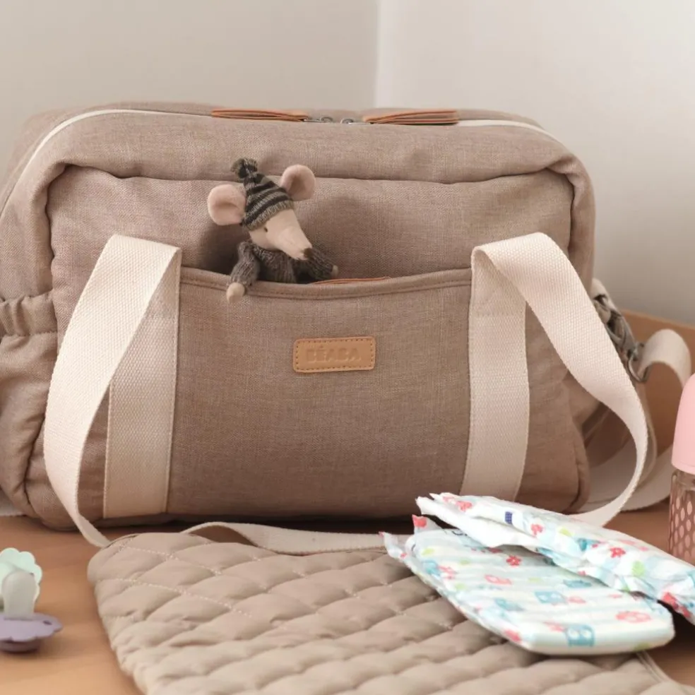 Sac à langer Paris Eco Terre d'argile