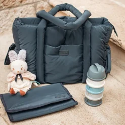 Sac à langer Paris Puffy gris chine foncé