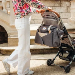 Sac à langer Sydney Gris chiné foncé