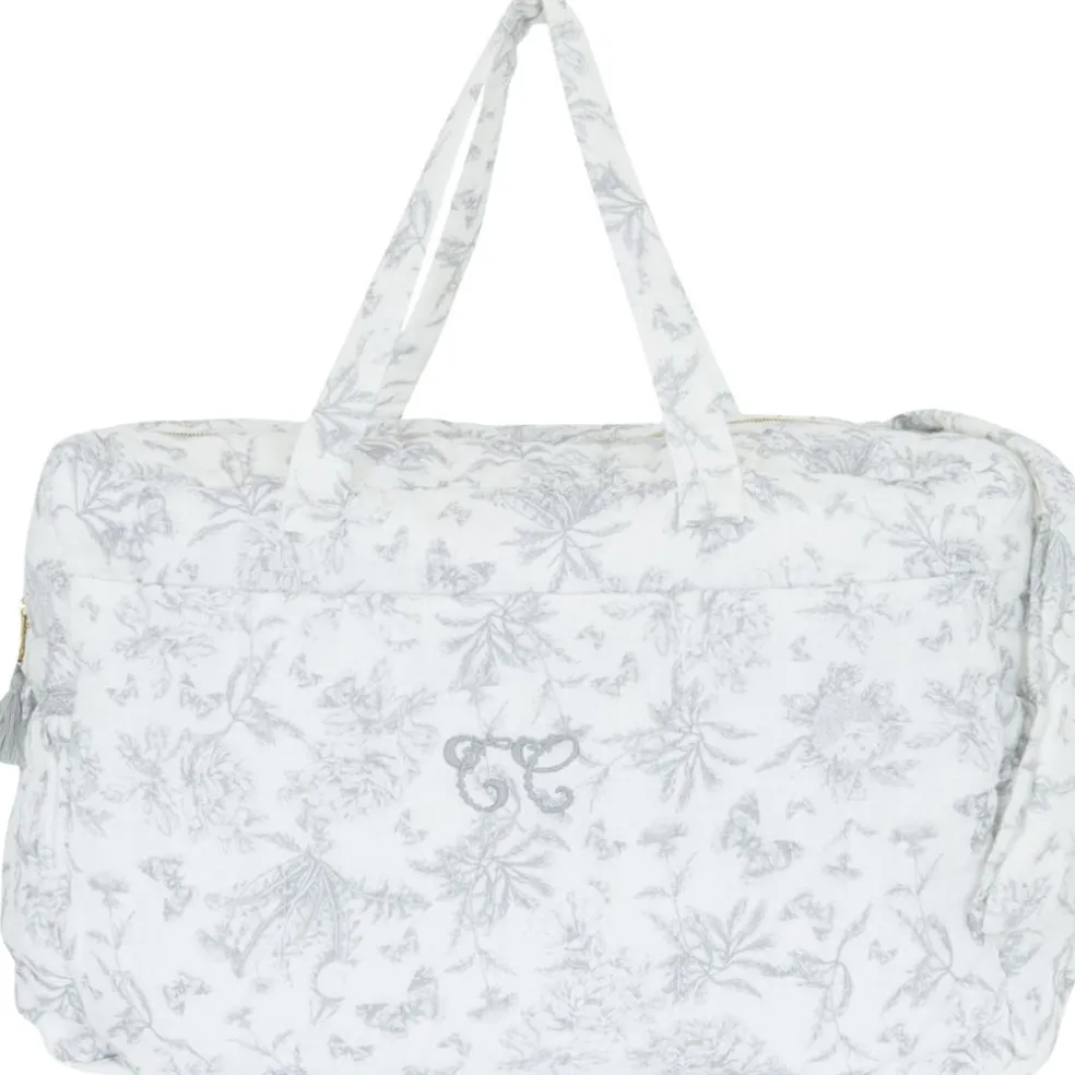 Sac à langer Toile de Jouy gris