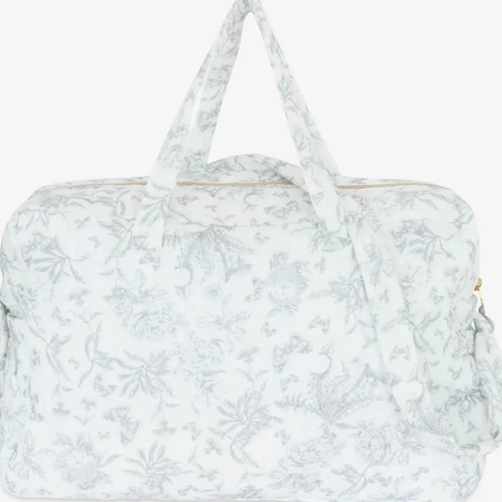 Sac à langer Toile de Jouy gris
